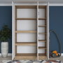 Hanah Home Armario BA104 - 2420 Nogal y Blanco
